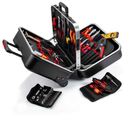 Afbeeldingen van KNIPEX Gereedschapskoffer elektro set BIG TWIN MOVE