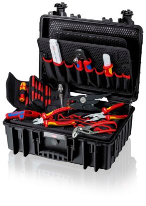Afbeeldingen van KNIPEX Gereedschapskoffer elektro set ROBUUST23 VDE