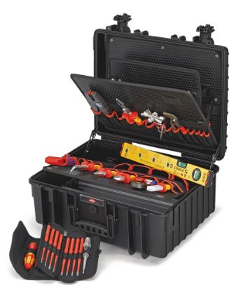 Afbeeldingen van KNIPEX Gereedschapskoffer elektro set ROBUUST34 VDE