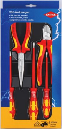 Afbeeldingen van KNIPEX Gereedschapsset VDE elektro 002013 5x