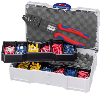 Afbeeldingen van KNIPEX Krimptang set kabelverbinders 979026