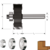 Afbeeldingen van ROTEC Sponningfrees HM met lagerset GOLD 34,9MM S=12MM
