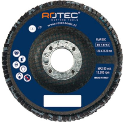Afbeeldingen van ROTEC Lamellenschijf GOLD-LINE 115X22,2MM K40