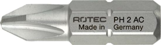 Afbeeldingen van ROTEC Schroefbit ¼" PRO PH3 25MM C6,3 RVS 10x