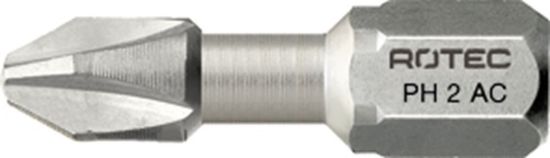 Afbeeldingen van ROTEC Torsionbit ¼" PRO PH2 25MM C6,3 RVS 10x