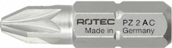 Afbeeldingen van ROTEC Schroefbit ¼" PRO PZ3 25MM C6,3 RVS 10x