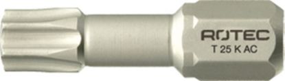 Afbeeldingen van ROTEC Torsionbit ¼" PRO T25 25MM C6,3MM conisch RVS 10x