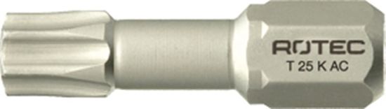 Afbeeldingen van ROTEC Torsionbit ¼" PRO T40 25MM C6,3MM conisch RVS 10x
