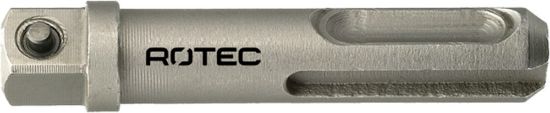 Afbeeldingen van ROTEC Adapter SDS-Plus > vierkant ¼" met stift 60MM 10x