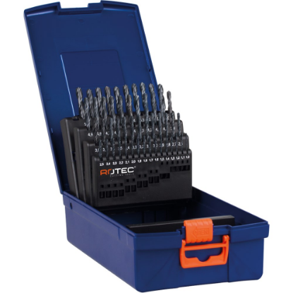 Afbeeldingen van ROTEC Metaalborenset 100 DIN338 type N 50-delig 1-5,9MM ABS