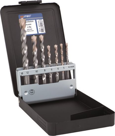 Afbeeldingen van ROTEC Super-/betonboorset 220 7-delig 4-12MM