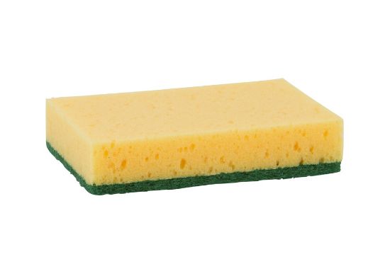 Afbeeldingen van SOLIDE Schuurspons geel klein 100X70X28MM 10x