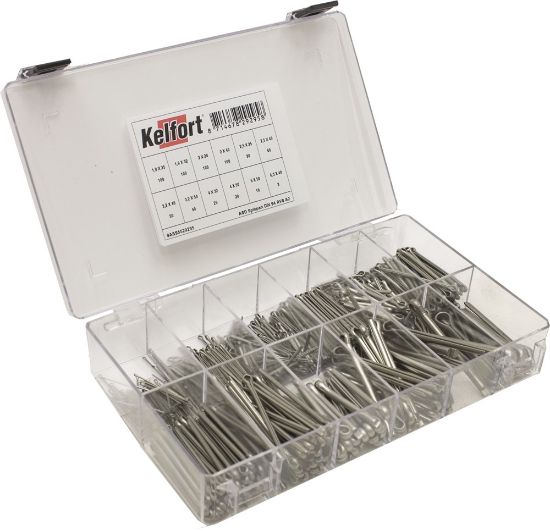 Afbeeldingen van KELFORT Assortimentdoos nr.42 splitpennen DIN94