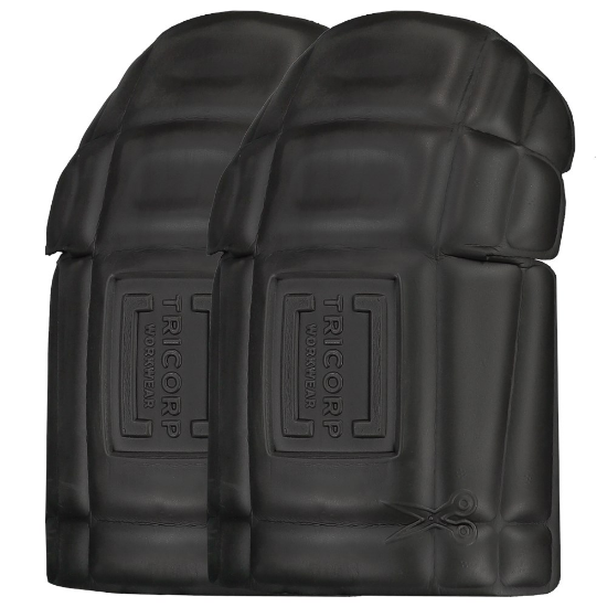 Afbeeldingen van TRICORP Kniekussens 652002 zwart onesize