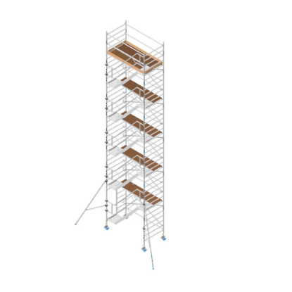 Afbeeldingen van ASC Trappentoren DELUXE 135X190CM 10,2M platformhoogte