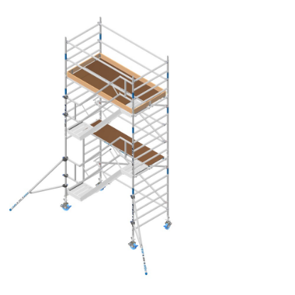 Afbeeldingen van ASC Trappentoren DELUXE 135X250CM 4,2M platformhoogte