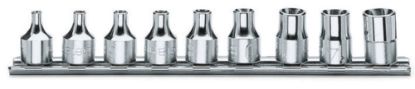 Afbeeldingen van BETA Dopsleutelset ⅜" TORX E4-E14 910FTX/SB9 9x