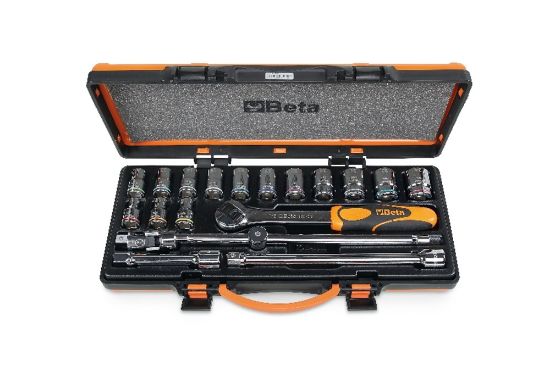 Afbeeldingen van BETA Dopsleutelset ½" 14x + toebehoren 920MC/C14