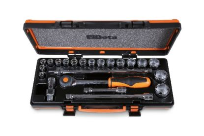 Afbeeldingen van BETA Dopsleutelset ½" 17x + toebehoren 920A/C17HR
