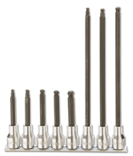 Afbeeldingen van BETA Dopsleutelset ½" inbus kogelkop 920BP/SB8 8x