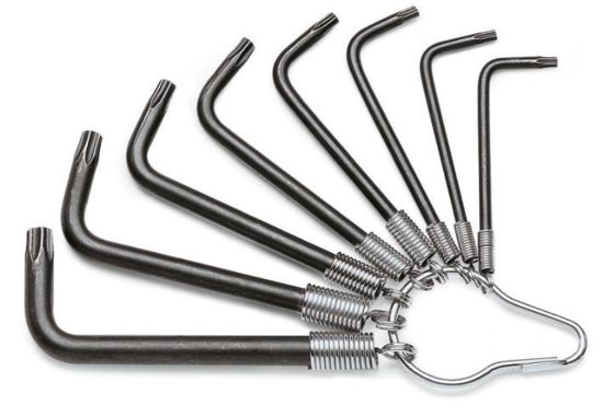 Afbeeldingen van BETA Haakse stiftsleutelset TORX 97TX/ST8 8x