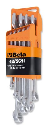 Afbeeldingen van BETA Ringsteeksleutelset 9x in houder 42/SC9I
