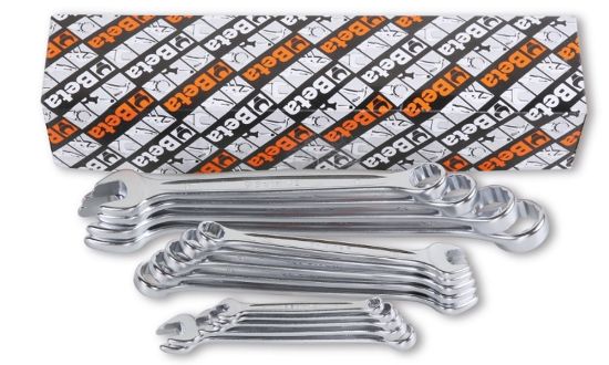 Afbeeldingen van BETA Ringsteeksleutelset gebogen 14x 42/S14