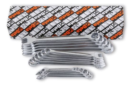 Afbeeldingen van BETA Ringsteeksleutelset gebogen 17x 42/S17