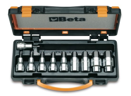 Afbeeldingen van BETA Schroevendraaierdopset ½" 6-knt 10x 920PE/C10