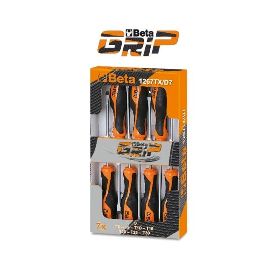 Afbeeldingen van BETA Schroevendraaierset TORX 7x T6-T30 1267TX/D7