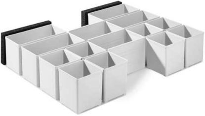 Afbeeldingen van FESTOOL Inzetbak set 60X60/120X71 3xFT t.b.v. SYS-COMBI 2, SYS-COMBI 3 en SYS 4 TL-SORT/3 