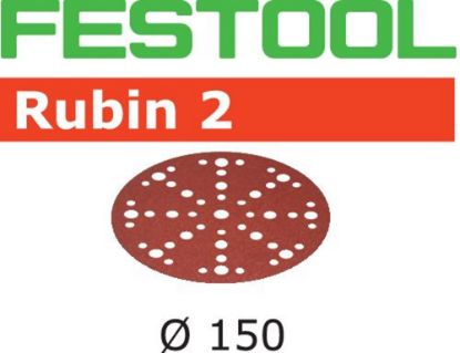 Afbeeldingen van FESTOOL Schuurschijf Rubin 2 STF/48 150MM K120