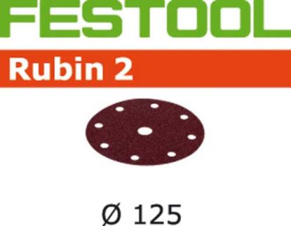Afbeeldingen van FESTOOL Schuurschijf Rubin 2 STF/8 150MM K150 10x