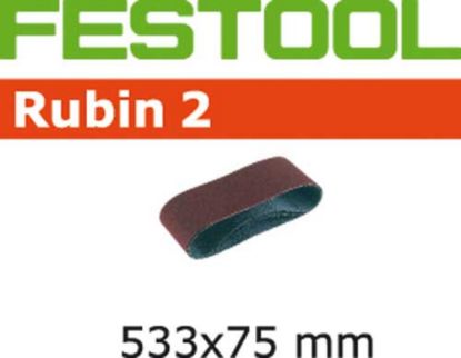 Afbeeldingen van FESTOOL Schuurband Rubin 2 75X533MM K40