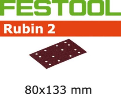 Afbeeldingen van FESTOOL Schuurblad Rubin 2 STF 80X133 K80