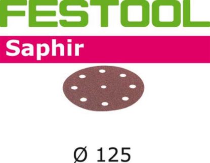 Afbeeldingen van FESTOOL Schuurschijf Saphir STF/8 125MM K24