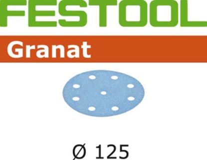 Afbeeldingen van FESTOOL Schuurschijf Granat STF D125/8 K80 125MM