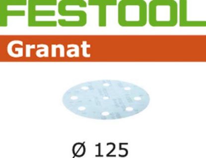 Afbeeldingen van FESTOOL Schuurschijf Granat STF/8 125MM K1000