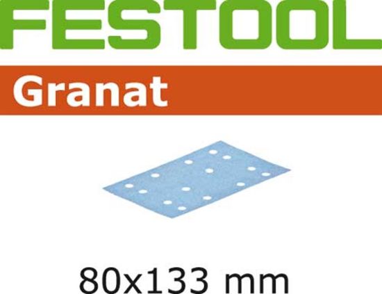Afbeeldingen van FESTOOL Schuurpapier Granat STF 80X133MM K80
