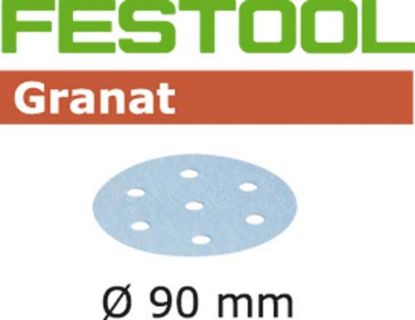 Afbeeldingen van FESTOOL Schuurschijf Granat STF/6 90MM K1500