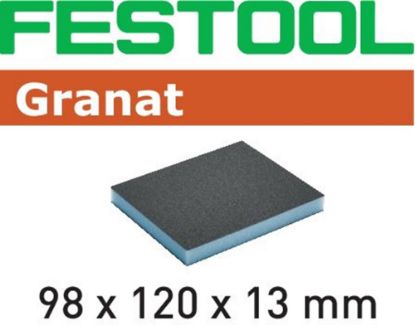 Afbeeldingen van FESTOOL Schuurblok Granat 98X120X13MM K800