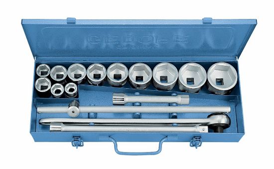Afbeeldingen van GEDORE Dopsleutelset ¾" D 32 FMU-2 UD-profiel 22-60MM 16x