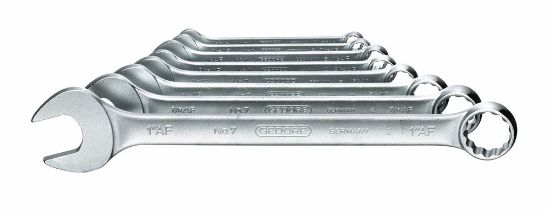 Afbeeldingen van GEDORE Ringsteeksleutelset ⅜-1AF 7-08A 8x