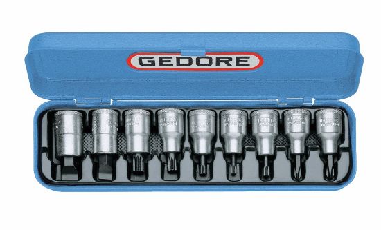 Afbeeldingen van GEDORE Schroevendraaierdopsleutelset ½" IS-PH-XZN 9x