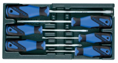 Afbeeldingen van GEDORE Schroevendraaierset 3-componenten 1500 ES-2150 PZ IS4-8 PZ1-2 6x