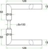 Afbeeldingen van OXLOC Deurkruk L-model Joure RVS ST 37-42MM