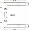 Afbeeldingen van OXLOC Deurkruk L-model Joure RVS ST 37-42MM