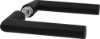Afbeeldingen van OXLOC Deurkruk haaks-model Nice aluminium zwart 37-52MM