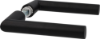 Afbeeldingen van OXLOC Deurkruk haaks-model Nice aluminium zwart 37-52MM