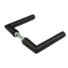 Afbeeldingen van OXLOC Deurkruk haaks-model Nice aluminium zwart 37-52MM